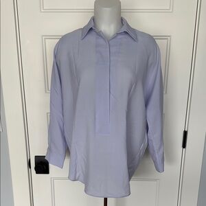 Vivian Lee 3/4 Button Down Long Sleeve Top in Free Size